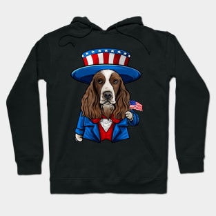 Fourth of July English Springer Spaniel Hoodie